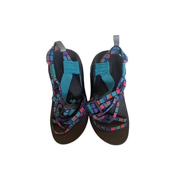 Chaco ZX1 Ecotread Kids Sandals Size 2 Multicolor Performance Sandals - Picture 1 of 5
